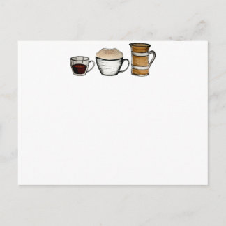 Breakfast, lunch & dinner postcard