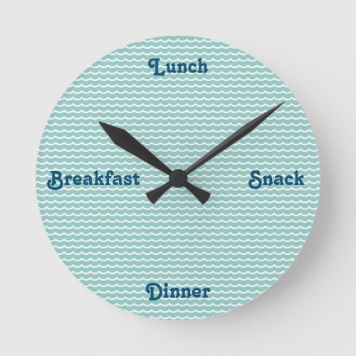 Breakfast Lunch Dinner Word Clock