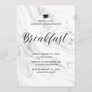 Breakfast Meeting Business Invitation