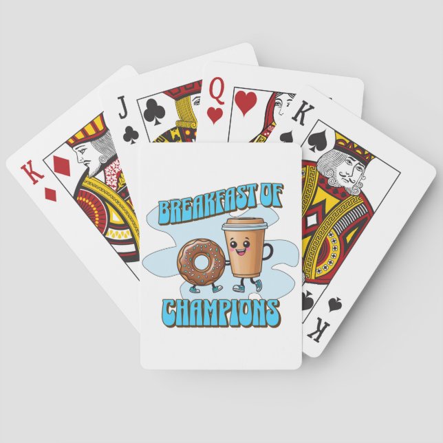Breakfast of Champions Poker Cards (Back)