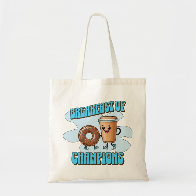 Breakfast of Champions Tote Bag (Front)
