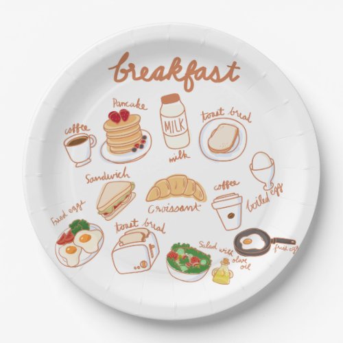 Breakfast Paper Plates