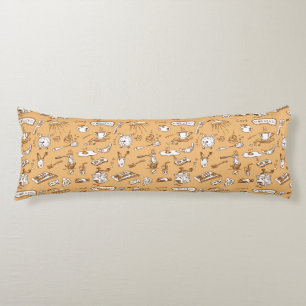 Breakfast Pattern 2 Body Pillow