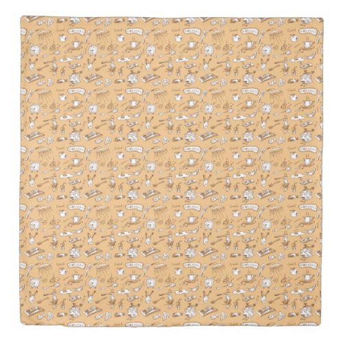 Breakfast Pattern 2 Duvet Cover