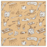 Breakfast Pattern 2 Fabric