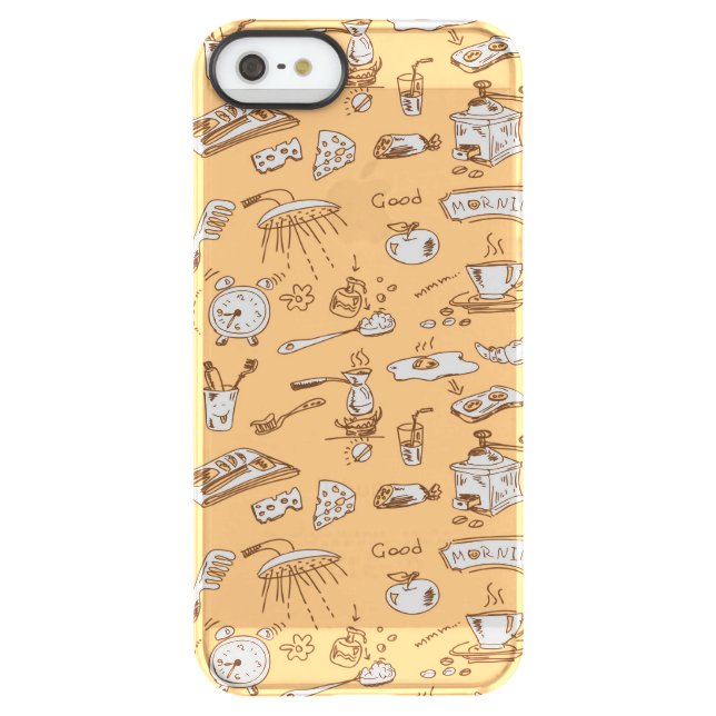 Breakfast Pattern 2 Uncommon iPhone Case (Back)