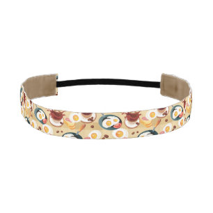 Breakfast Pattern 3 Athletic Headband