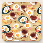 Breakfast Pattern 3 Coaster