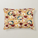 Breakfast Pattern 3 Decorative Pillow
