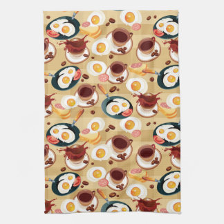 Breakfast Pattern 3 Kitchen Towel