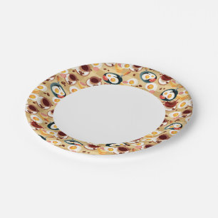 Breakfast Pattern 3 Paper Plates