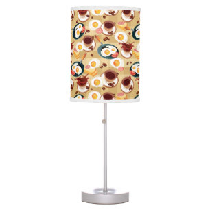 Breakfast Pattern 3 Table Lamp