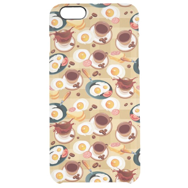 Breakfast Pattern 3 Uncommon iPhone Case (Back)