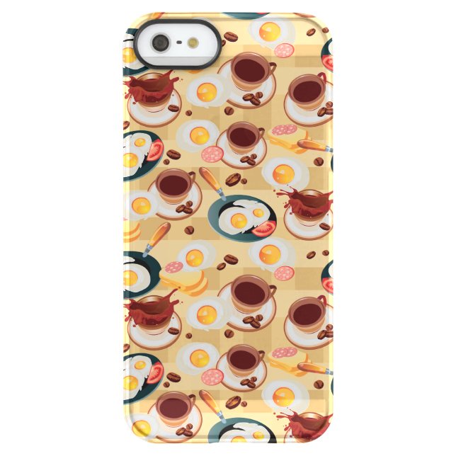 Breakfast Pattern 3 Uncommon iPhone Case (Back)