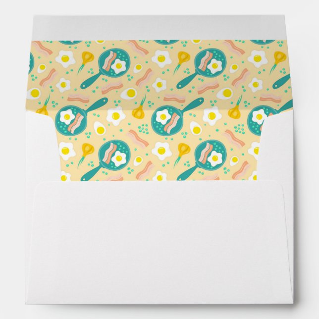Breakfast Pattern Envelope (Back (Bottom))