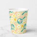 Breakfast Pattern Paper Cups