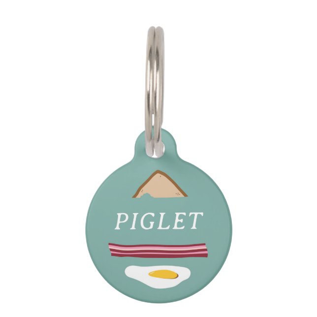 BREAKFAST PET ID TAG (Front)