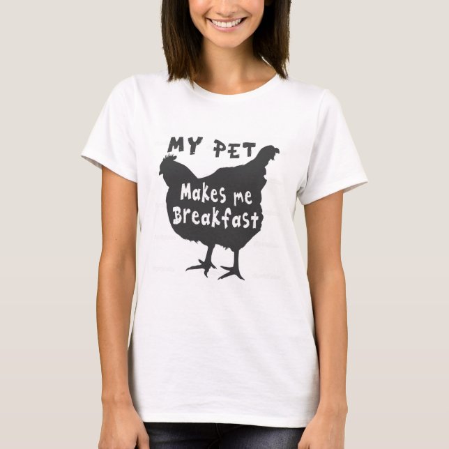 Breakfast Pet T-Shirt (Front)