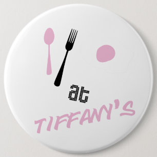 Breakfast Pinned Pinback Button
