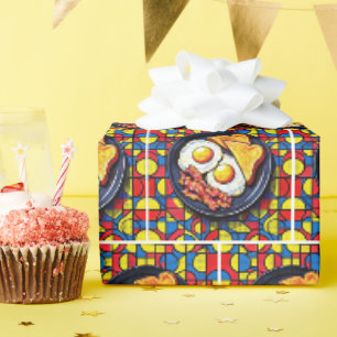 Breakfast Pop Art Wrapping Paper