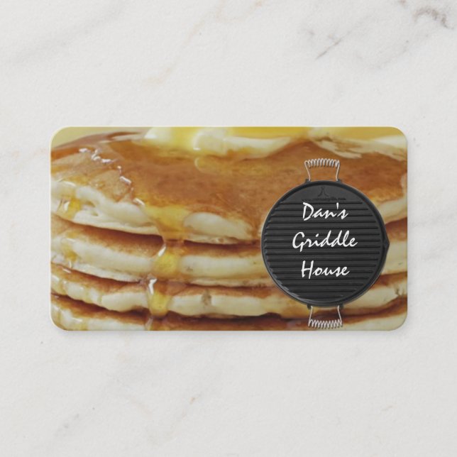 breakfast restaurant business card (Front)
