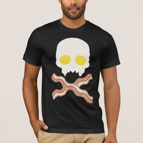 Breakfast Skull T_Shirt