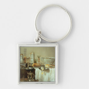 Breakfast Still Life, 1638 Keychain