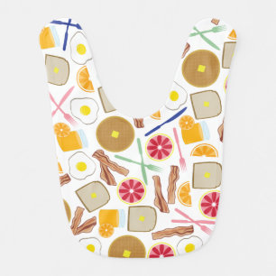 Breakfast Themed Baby Bib