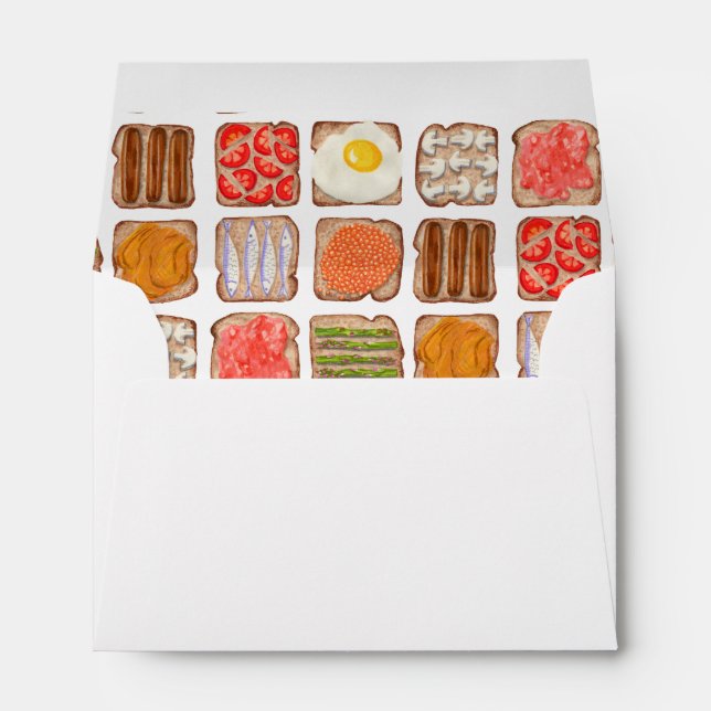 Breakfast Toast Envelopes (Back (Bottom))
