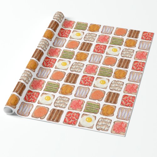 Breakfast Toast Wrapping Paper