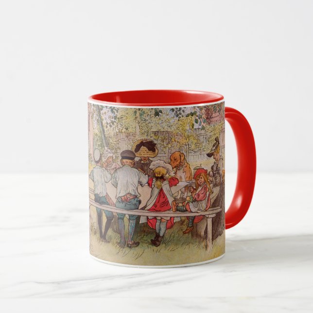 Breakfast Under the Big Birch by Carl Larsson Mug (Front Right)