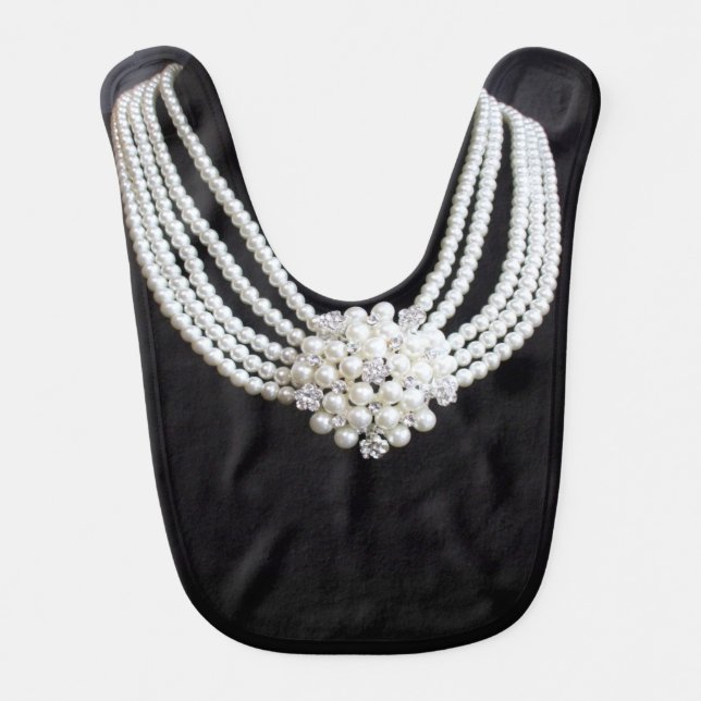 Breakfast with Baby Tiffany Baby Bib (Front)