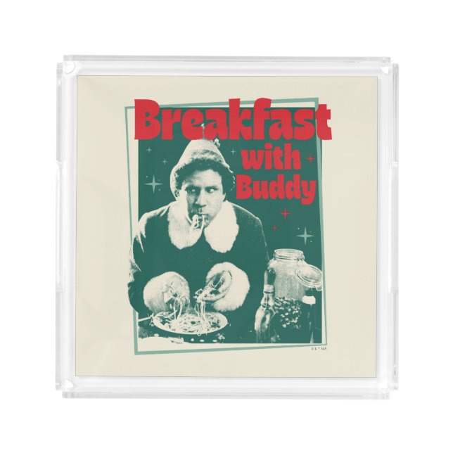 Breakfast With Buddy Acrylic Tray (Front)