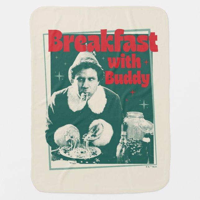 Breakfast With Buddy Baby Blanket (Front)