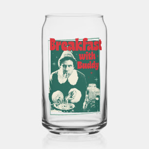 Breakfast With Buddy Can Glass