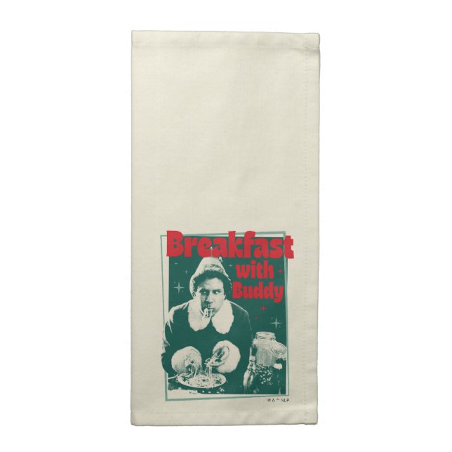 Breakfast With Buddy Cloth Napkin (Half Fold)
