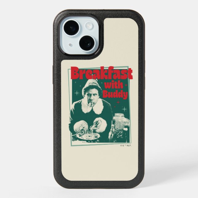 Breakfast With Buddy iPhone 15 Case (Back)