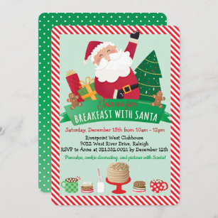EDITABLE Brunch with Santa Invitation/ Christmas party Invite INSTANT DOWNLOAD/ Chr11