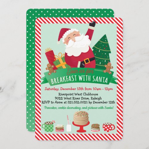 Breakfast With Santa Invitation