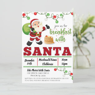 Breakfast With Santa Invitation