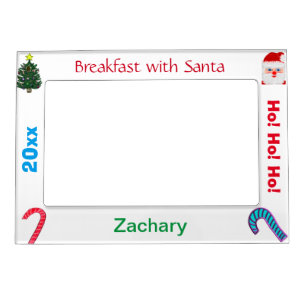 Breakfast with Santa Magnetic Photo Frames