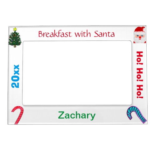 Breakfast with Santa Magnetic Photo Frames