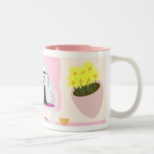 Breakfast with Stephanie Deluxe Two_Tone Coffee Mug