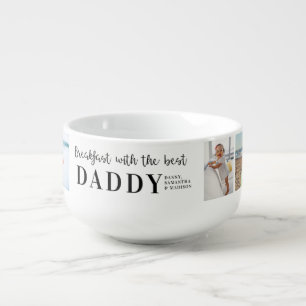 Breakfast with the Best Daddy Photo Soup Mug
