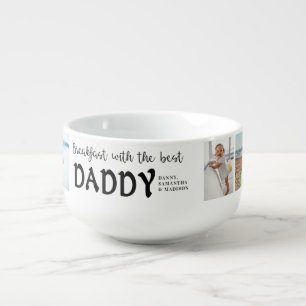 Breakfast with the Best Daddy Photo Soup Mug