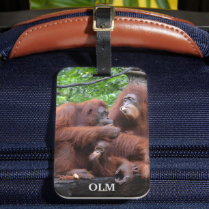 Breakfast with the Orangutans Singapore Zoo Luggage Tag