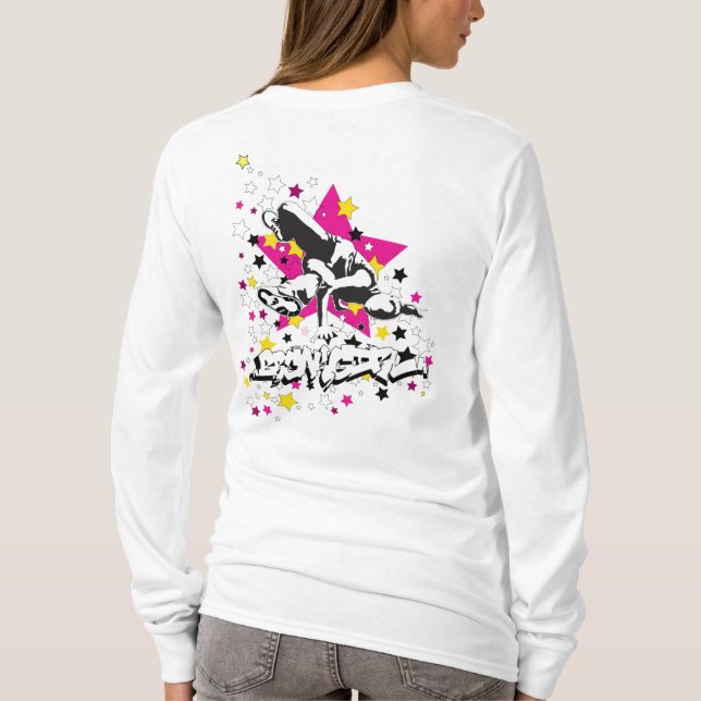 Breakgirl Hoodie T-Shirt (Back)