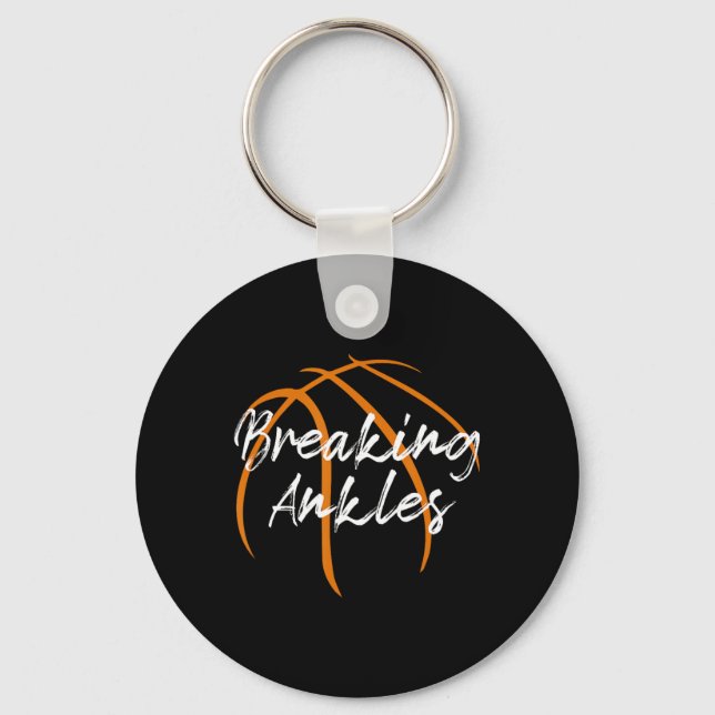 Breaking Ankles Bysketbyll Bysketbyll Mom Fun Bysk Keychain (Front)