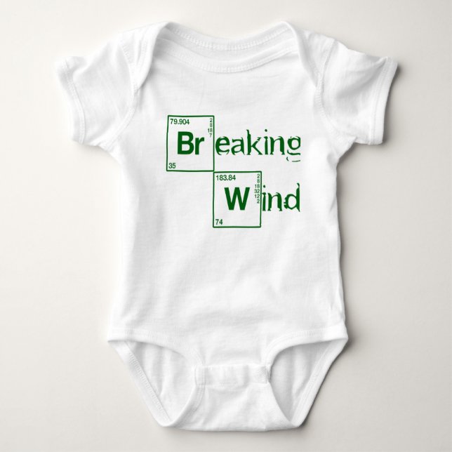 Breaking Bad Inspired Breaking Wind Infant Creeper (Front)