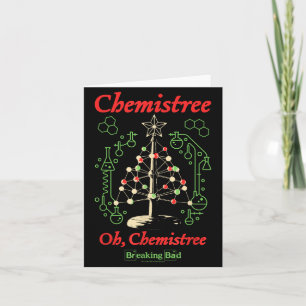 Breaking Bad Oh Chemistree Funny Christmas Science Card